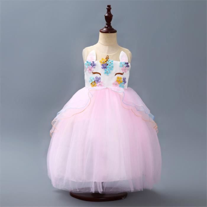 Robe Princesse Licorne Pour Fille - Avec Collier, Bandeau Et Boucles D' Oreilles - Déguisement Fête, Anniversaire, Halloween Déguisement Halloween Anniversaire Robe Princesse Licorne Pour Fille - Avec Collier, Bandeau Et Boucles D' Oreilles - Déguisement Fête, Anniversaire, Halloween Déguisement Halloween Anniversaire
