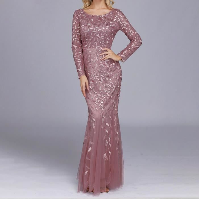 Cdiscount robe de hotsell soirée longue