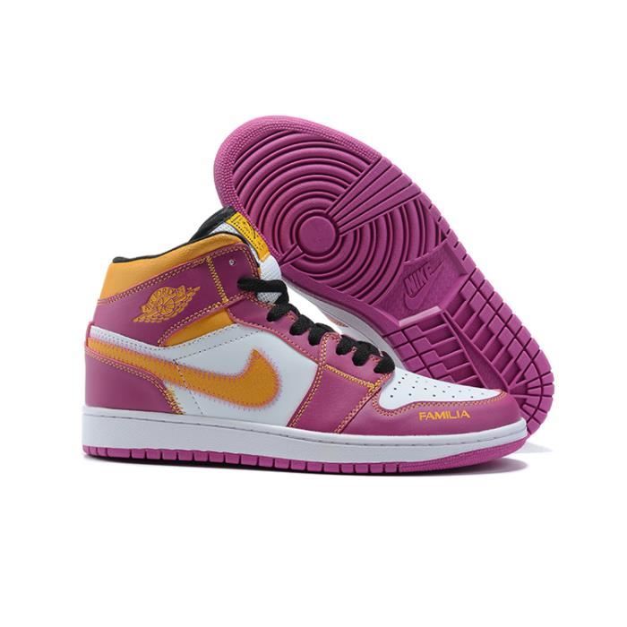 Jordan 1 violet jaune discount
