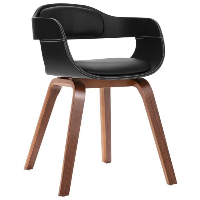 9104[TOP SELLER]Mode Chaise de Chambre Chaises de salle à manger Chaises de Cuisine français Bois courbé et similicuir Taille:49 x