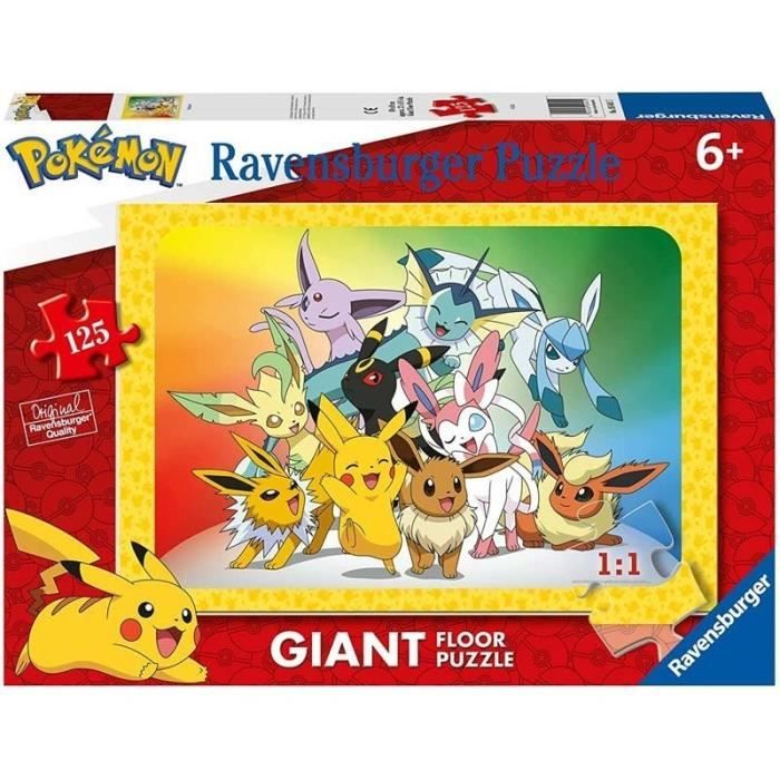 RAVENSBURGER  Puzzle Pok&eacute;mon Giant 125 Pieces Multicolore