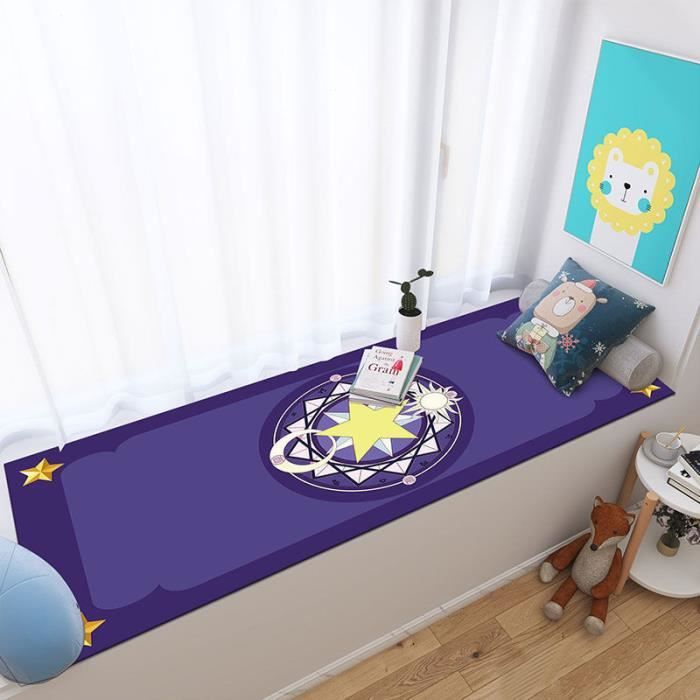 Tapis Rond Doux ABC Alphabet - Peluche Antidérapante - Pour Chambre Enfant (Vert, 80cm)