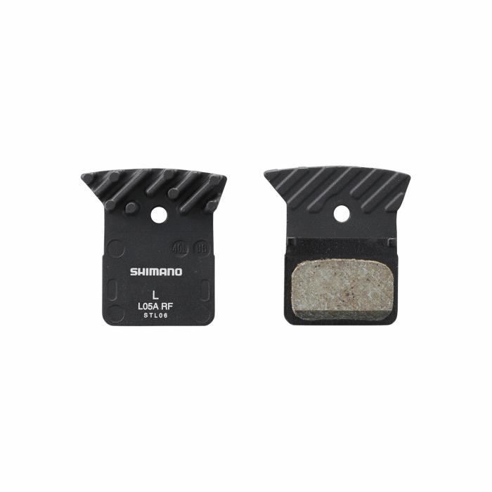 Plaquette de frein vélo Shimano L05A - tampon et ressort en résine - noir
