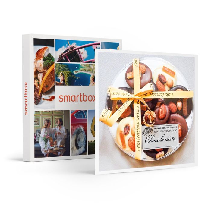 Smartbox - Assortiment gourmand de chocolats à déguster à la maison - Coffret Cadeau | 5 coffrets
