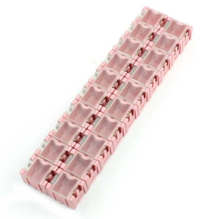 Composants Electroniques Cms Cms Rose Boite Rangement Organizer