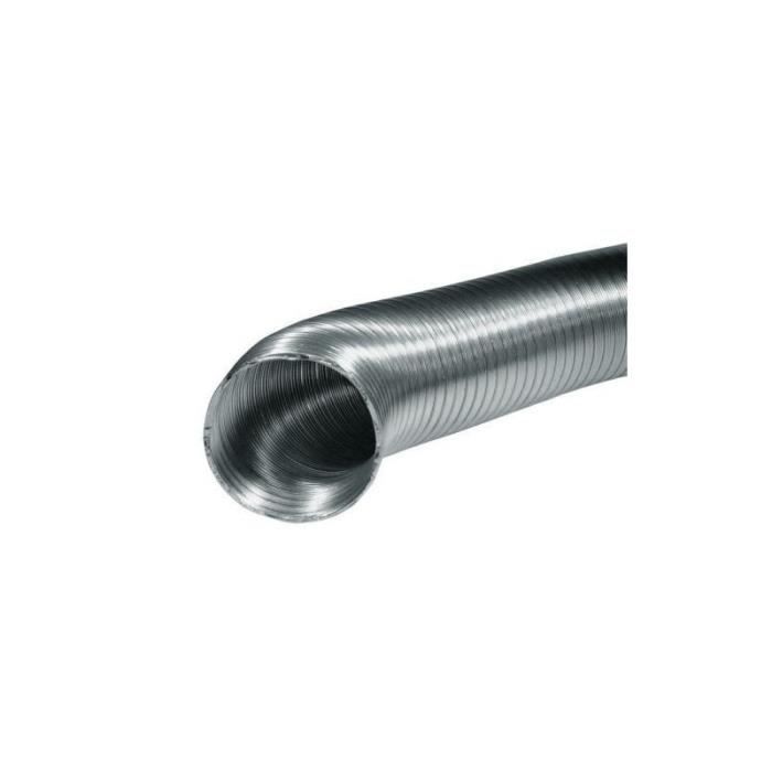 Gaine flexible - Aluminium - DN 120 - Temp. jusquà 200°C - 1m extensible jusquà 27m - Intérieur