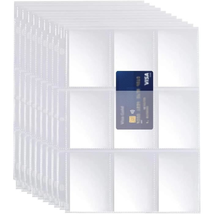 Lot De 300 Pochettes Pour Cartes – 66x91 Mm, Noires, Mat, Résistantes à L’eau, Pour Collectionneurs (sport, Jeu)