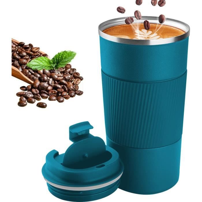 mug isotherme cafe avec couvercle tasse à café isotherme mug de voyage en acier inoxydable tasses à café double-paroi isolée[s300]