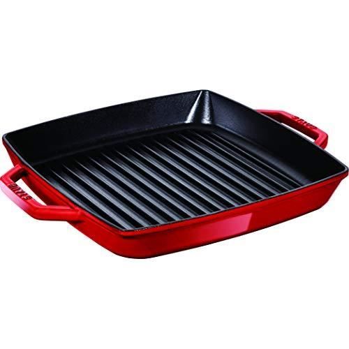 Staub 40511-730-0 Poêles à grillades Grill à deux poignées, 23 x 23 cm 40511-730-0