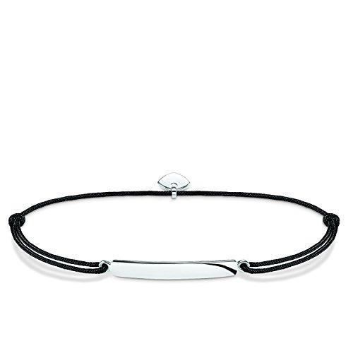 THOMAS SABO Little Secrets LS123 173 5 L20V   Pulsera de plata de ley 925 para mujer, 20cm, Plata de ley Nailon, No es una piedra preciosa
