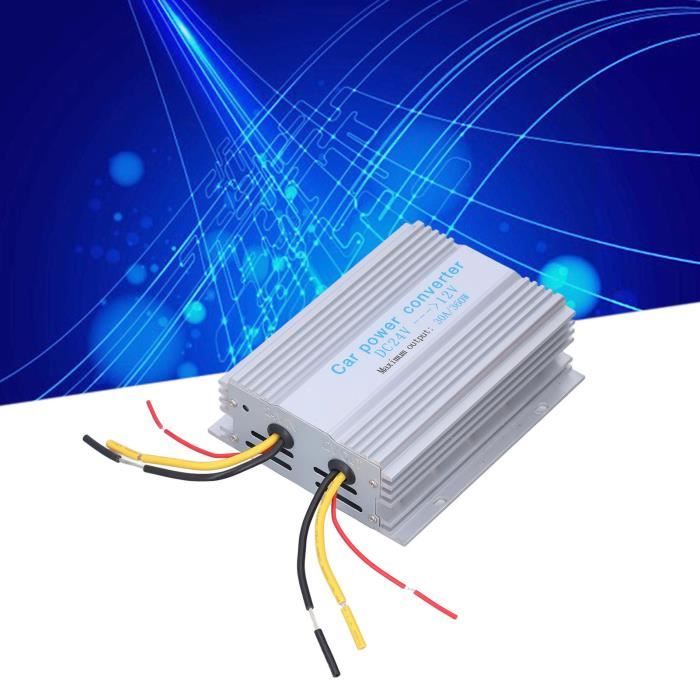 Convertisseur AC/DC étanche 10-28V Vers 12V 3A – IP68, Protections Intégrées, Pour Caméra, écran, Pompe