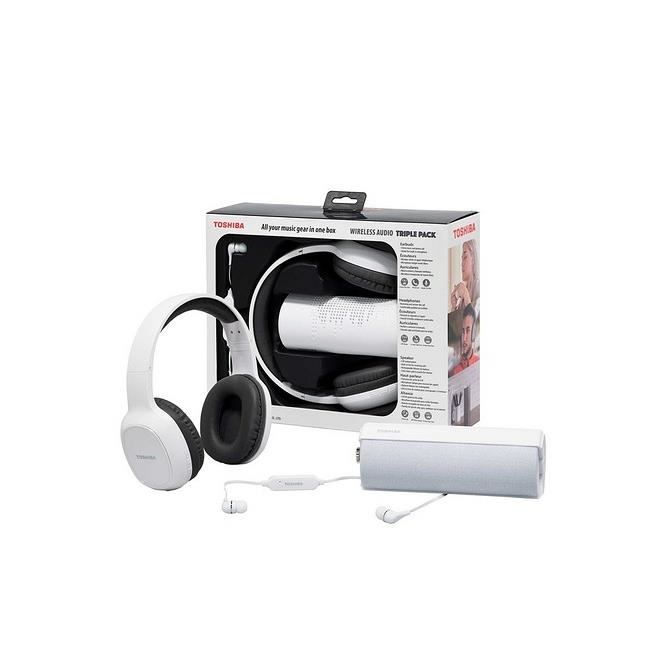 Trio Pack audio Bluetooth 3 en 1 : casques + écouteurs + enceinte Neuf - vue 8