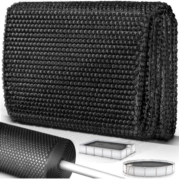 Bache Solaire Chauffage Solaire Pour Piscine SER Film Solaire De Piscine 400 µm, Bâche Solaire Ronde 549 Cm, Bâche Bâche à Bulle Ronde Bache A Bulle Piscine 6x4