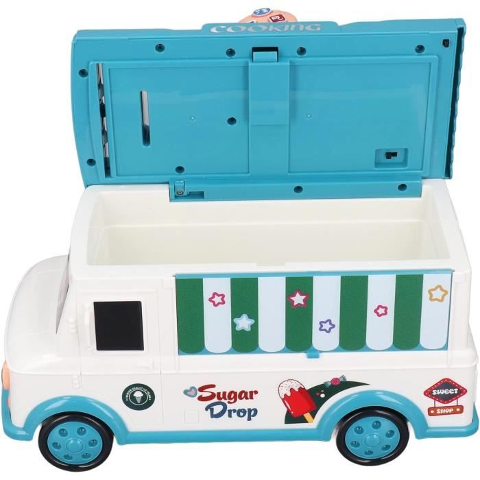 Vegena Tirelire Voiture Enfant Électronique - Camion Blindé Avec Serrure Code, Carte Bancaire, Alarme Et Effets Sonores