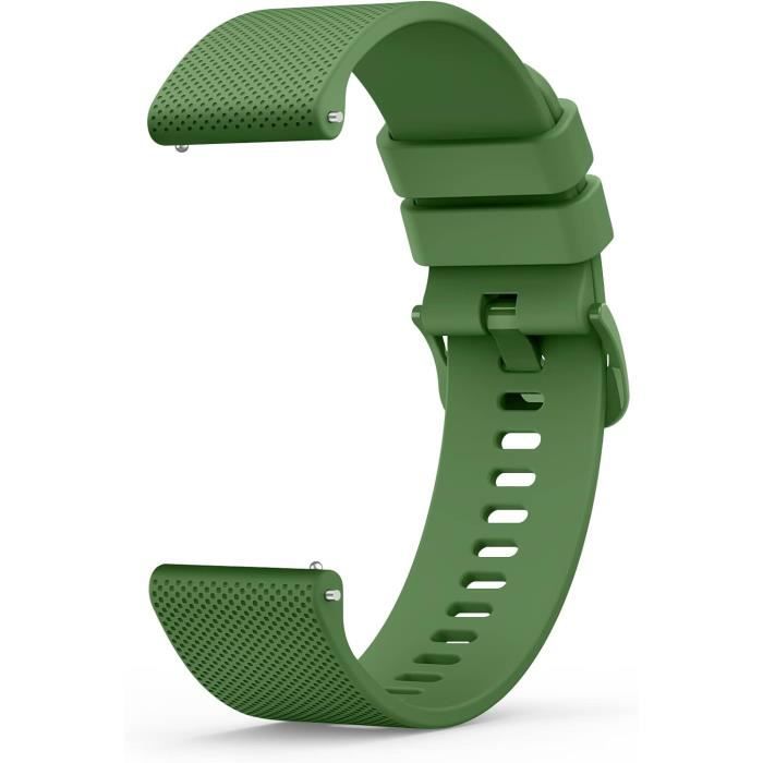 Bracelet De Montre En Silicone Réglable 20mm - Bracelet De Rechange Pour Montre Homme Neuf Avec étiquette