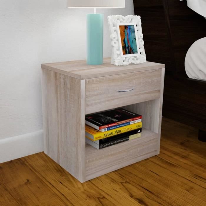 Table D'appoint Furinno Design Nid D'abeille - Noir - 51x51x44.5cm - Compacte Et élégante - Support 22.7kg