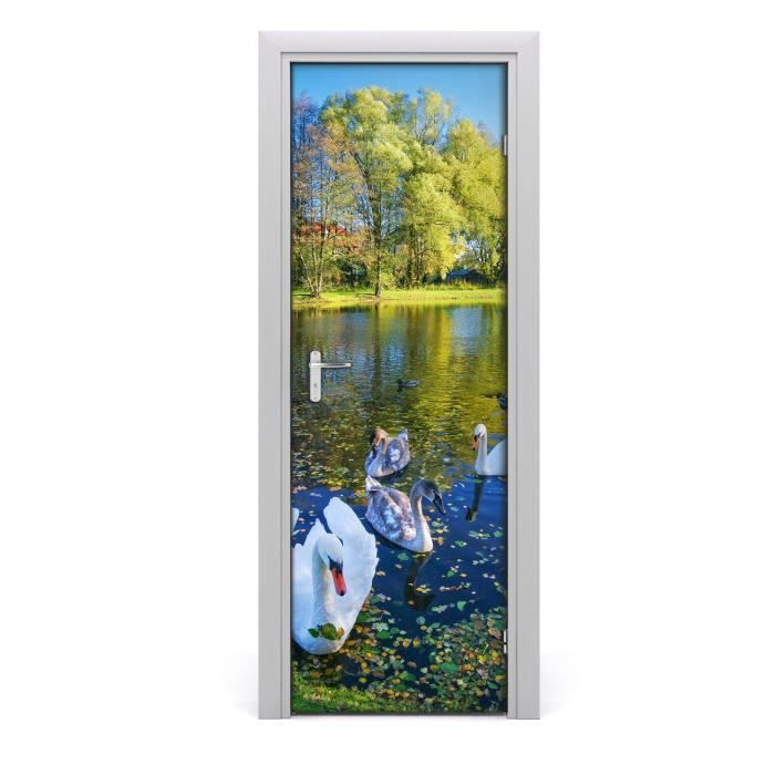 Sticker Porte 3D Paysage Marin - Autocollant Décoratif Imperméable Pour Porte & Fenêtre, 63x205 Cm, Amovible Et Facile à Poser
