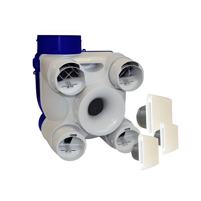 Kit VMC simple flux 3 bouches-auto deco- UNELVENT