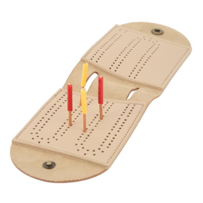 Jeu de société de Cribbage en Bois Traditionnel avec 6 Chevilles en Jeu de société de Cribbage en Bois Traditionnel avec 6 Chevilles en