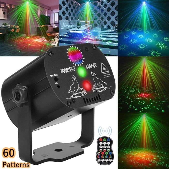 6 Laser 3 stroboscopique - laser - Stroboscope - Disco Lights - Lampe DJ -  Éclairage