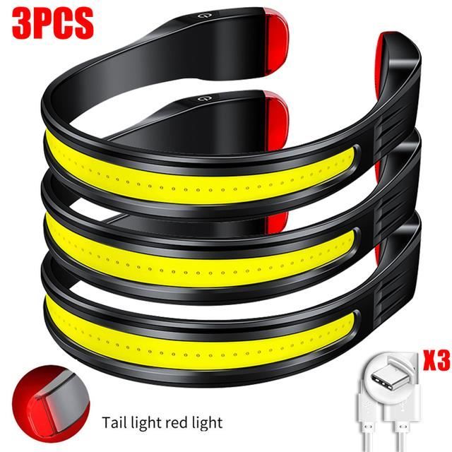 Lampe Torche De Poignet LED Réglable - 3 Modes, Rotative à 180°, Mains Libres Pour Course, Camping, Bricolage