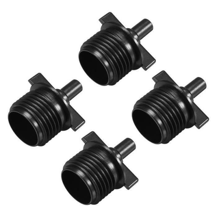 Lot De 2 Raccords Robinet Zoetekway - Filetage Mâle G1/2" - Plastique ABS - Pour Arrosage Jardin Ou Salle De Bain