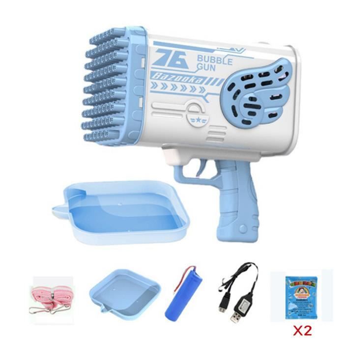 Dès 3 Ans Supervision Machine à Bulles Blue Sky - Jouet Enfant Plein Air - Avec Flacon 120ml - À
