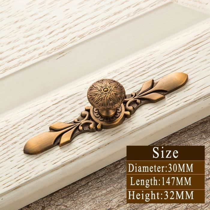 POIGNEE DE PORTE,B--Poignées de porte et tiroirs en Bronze Antique ...