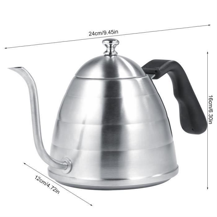 AL09406-Duokon bouilloire à café en acier inoxydable 900 ml 304 en ...