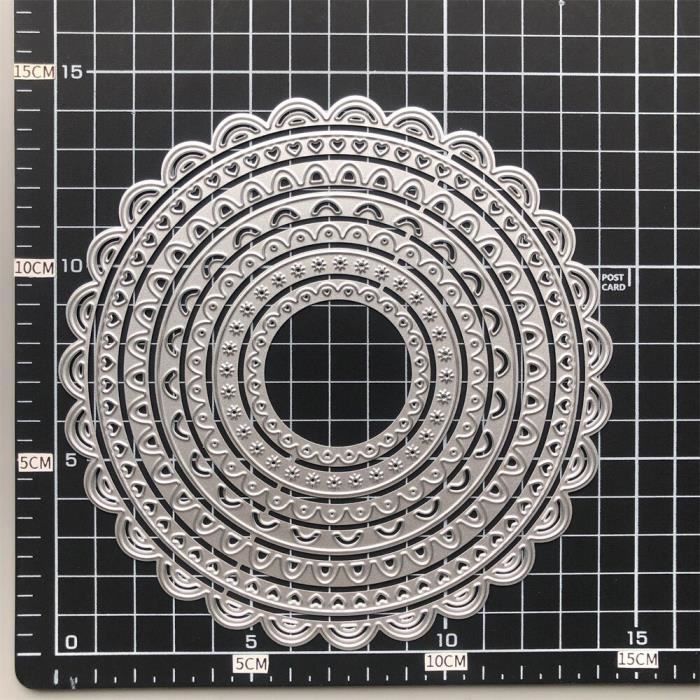 Matrices de découpe en forme de fleur de Noël pour loisirs créatifs