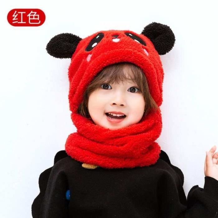 Écharpe à Capuche Avec Oreilles Intégrées - Bonnet Et écharpe 2 En 1 Pour Femme - Coupe-vent Et Chaud Pour L'hiver