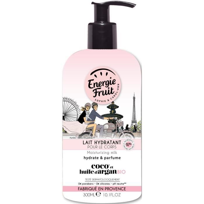 Lot De 2 Laits Hydratants à L'huile D'argan Bio Mon Bel Arganier - 250 Ml Chaque, Commerce équitable