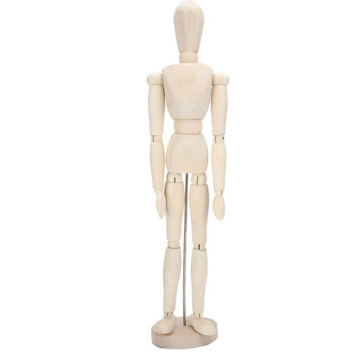 Modèle de main en boismodèle durable mannequin posable 10 x 25 cm avec