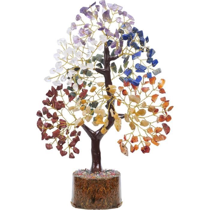 Comparer les prix de ZGEER Ornements darbre de vie dcoration darbre en cristal adapte la mditation arbre de cristal qui porte chance