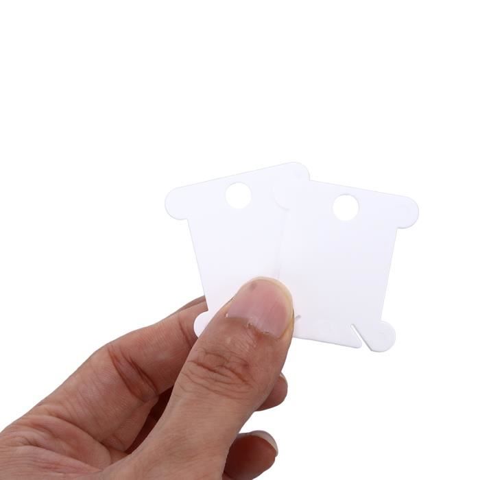 300 Pièces Bobines De Fil En Plastique - Plaques D'Enroulement Pour Broderie Et Couture DIY