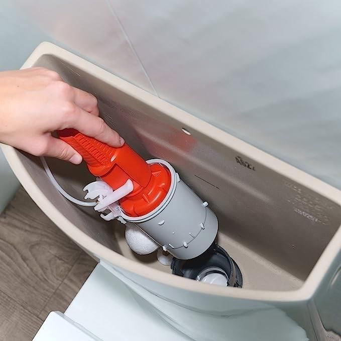 WC Chasse d'eau Toilette Eau Réservoir Bouton Poussoir 2 Rods Pour 38mm  trou - Cdiscount Bricolage