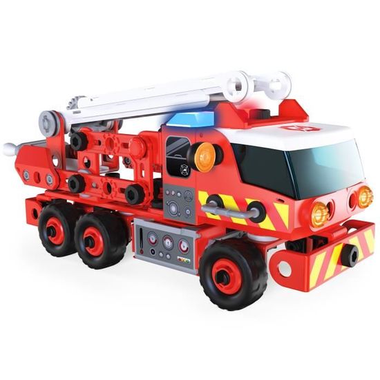 Camion de pompiers Junior Meccano S.T.E.A.M. Jouet éducatif, 8 ans