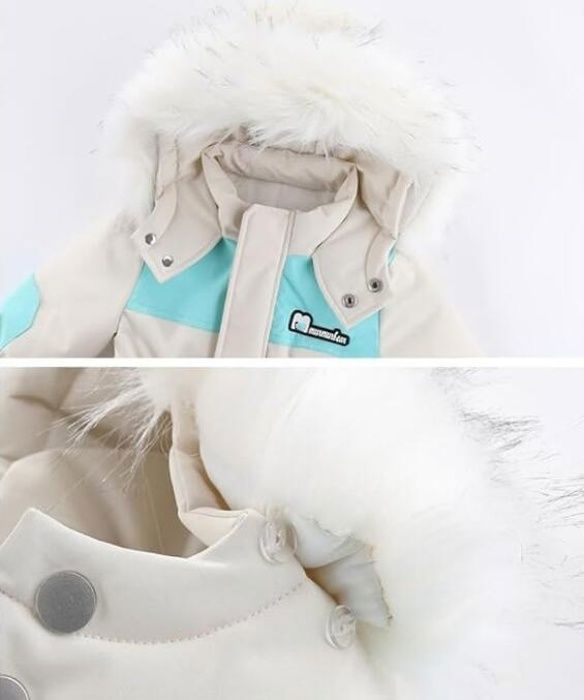 Combinaison Barboteuse Pilote à Capuche Bébé Fille Garçon Bleu Bleu