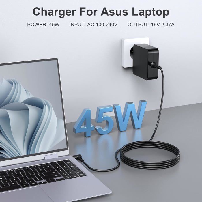 Chargeur ASUS 19V 2.37A 45W - Pour Vivobook 14 15 17 X540 X541N, Neuf