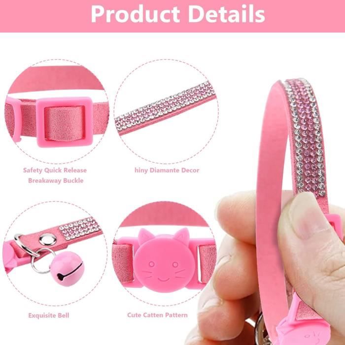 Collier GPS Pour Chat Réfléchissant Et Étanche - Anti-Étranglement, Ajustable - Localisation Sans Abonnement