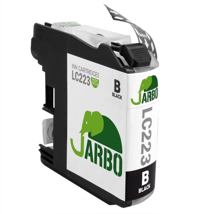JARBO Compatibles Brother LC223 Cartouche d'encre Compatible avec Brother  DCP-J4120DW DCP-J562DW MFC-J480DW J680DW J880DW J4420DW