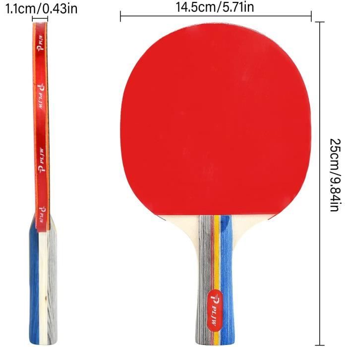 Raquette Ping-pong Set De Ping-pong 2 Raquettes Sac - Haute Performance Pour Débutants Et Joueurs Confirmés - Intérieur Et Extérieur Accessoire Ping Pong Raquette Ping-pong Set De Ping-pong 2 Raquettes Sac - Haute Performance Pour Débutants Et Joueurs Confirmés - Intérieur Et Extérieur Accessoire Ping Pong