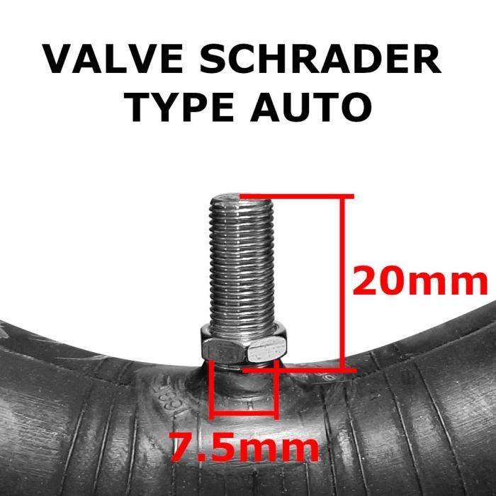2x CHAMBRE A AIR TROTTINETTE ELECTRIQUE 1/2 x 2