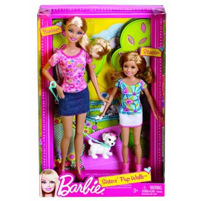 Barbie balade du chien shop