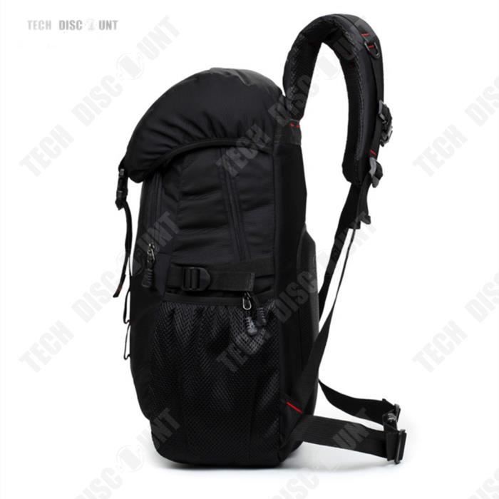 Sac à Dos De Randonnée 50L Imperméable WoneNice - Avec Housse De Pluie, Bretelles Ergonomiques, Réglable