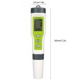 3 en 1 stylo de test de pureté de testeur de qualité de l'eau de compteur de température EC PH numérique portable -QUT-2