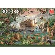 Puzzle JUMBO 618326 - L'arche de Noé - 3000 pièces - Animaux - pour adulte, enfant et famille-2
