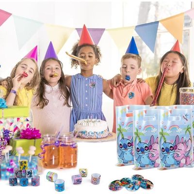 Kit Fête Mario 108 Pièces - Sacs Bonbons, Bracelets, Autocollants Pour Anniversaire Enfant