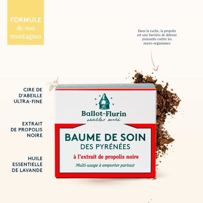Baume de soin des Pyrénées - 30 ml - Ballot Flurin baume hydratant
