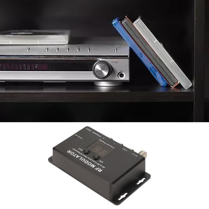Modulateur Disque JIM-Modulateur RF Convertisseur AV vers RF Récepteur AV Pour configurer ...